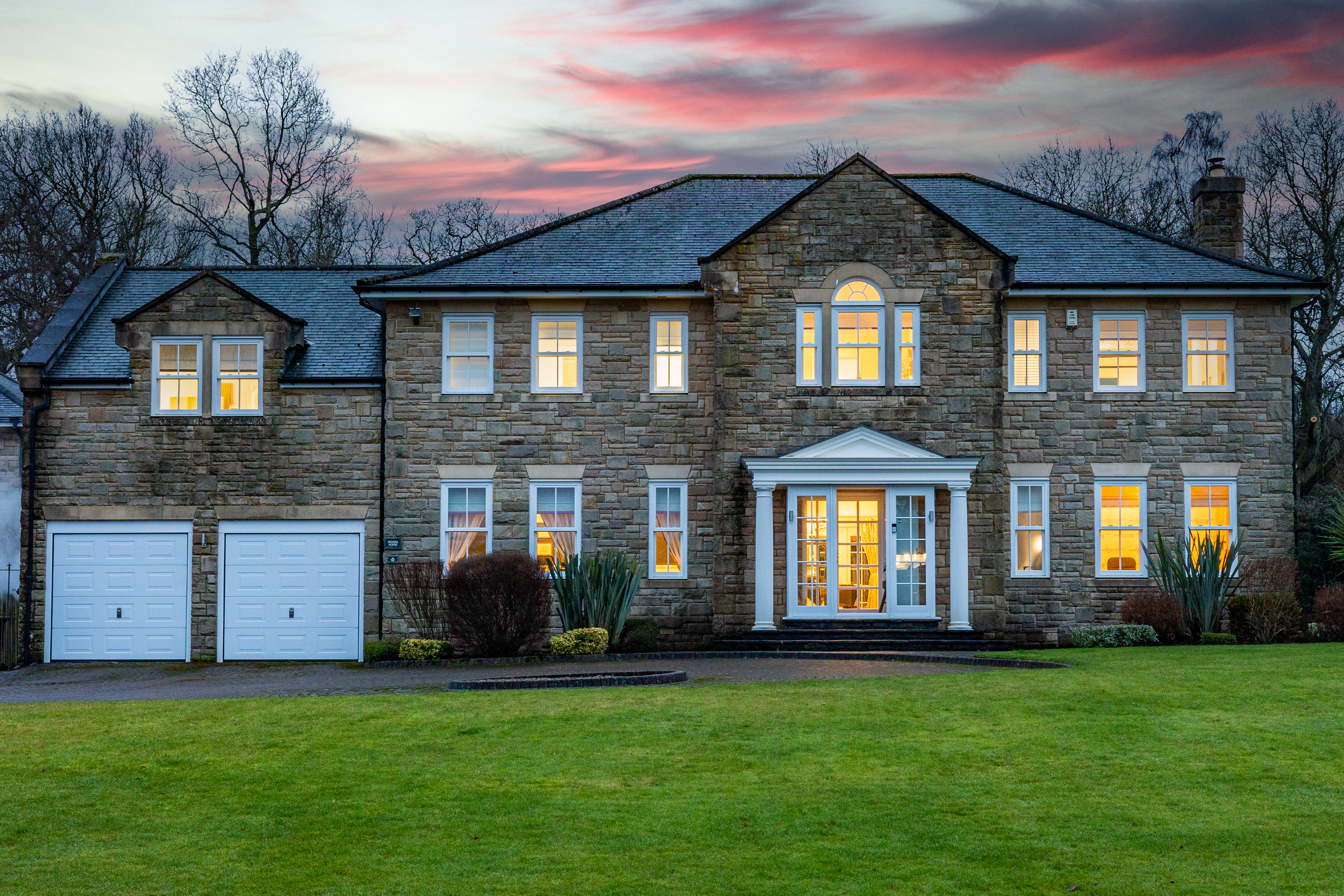 Luxury Home in Twilight