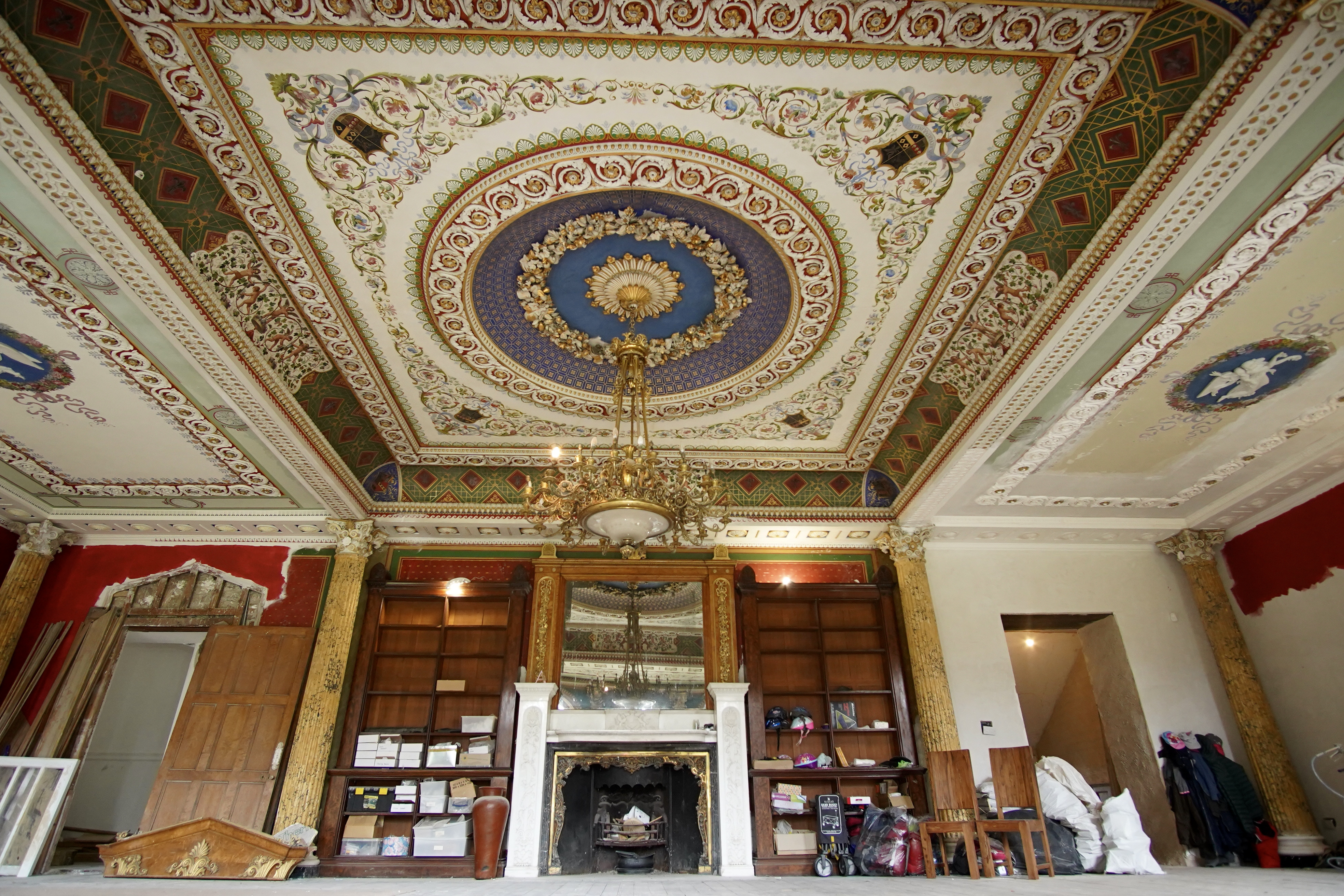 Trawsgoed Mansion - Ceiling