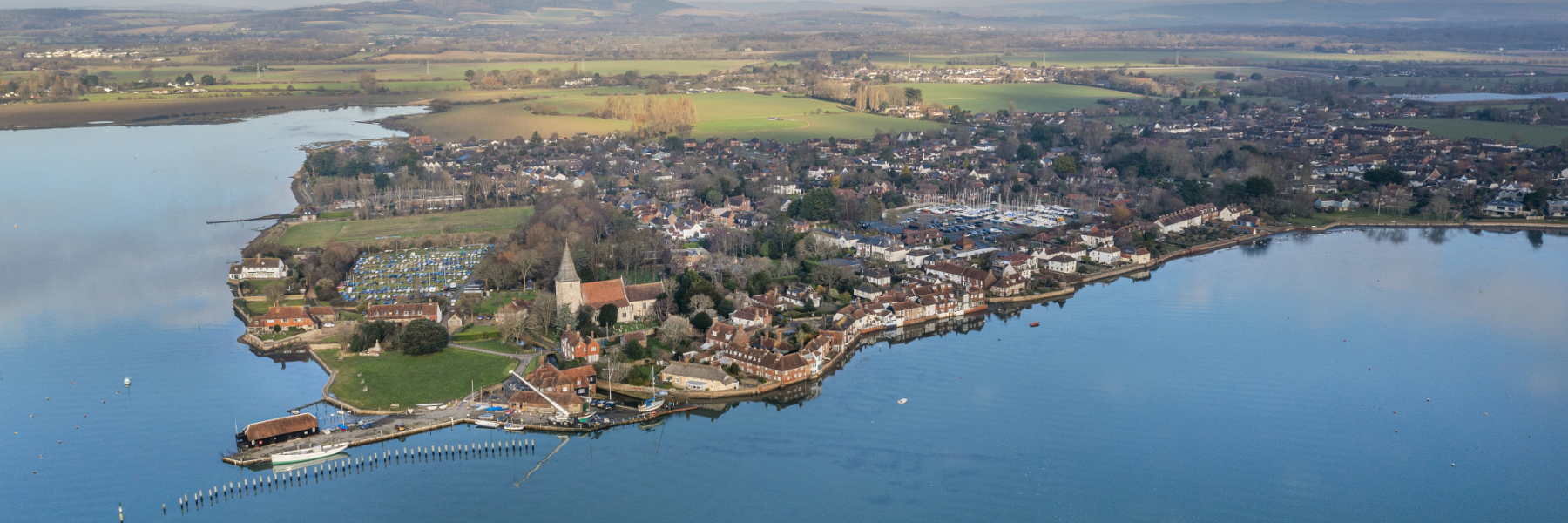 BOSHAM HARBOUR WINTER Don r edit