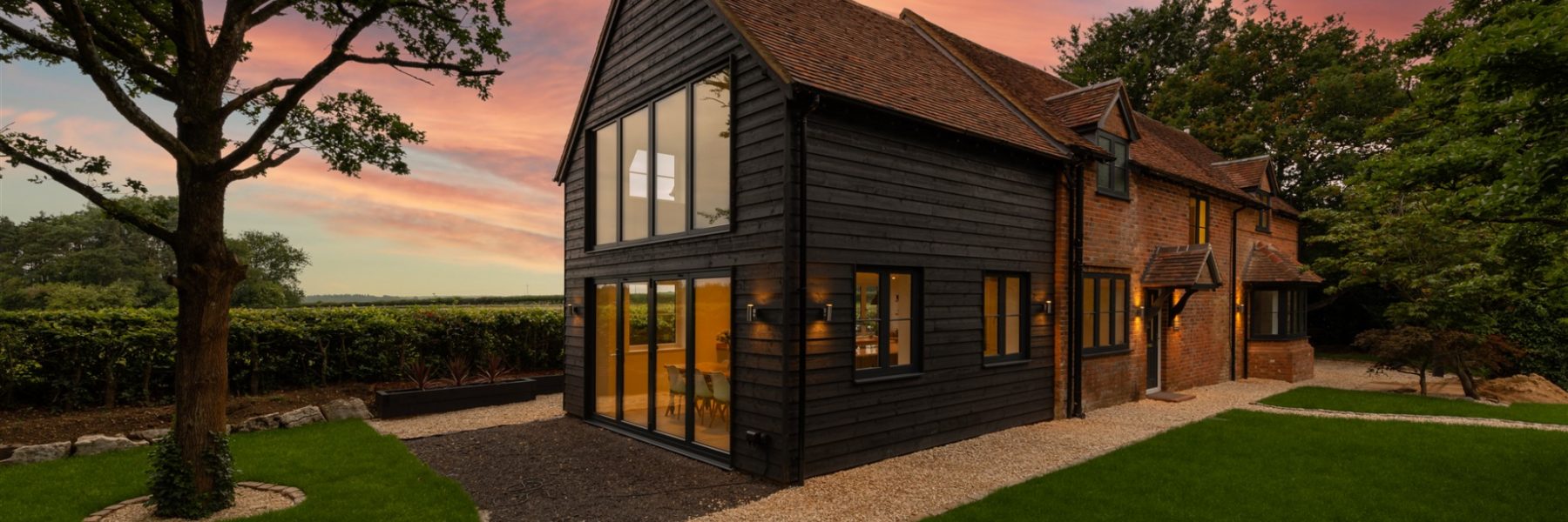 Chiltern Cottage twilight