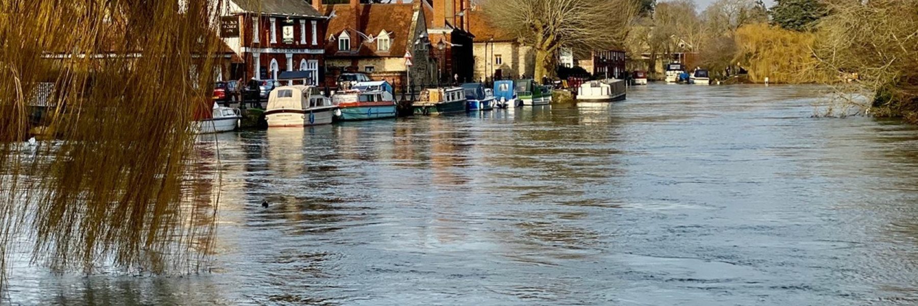 East St Helens street and the Anchor Public Abindgon