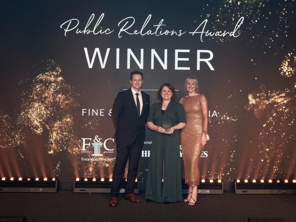 PR Award Win for Fine & Country Cumbria