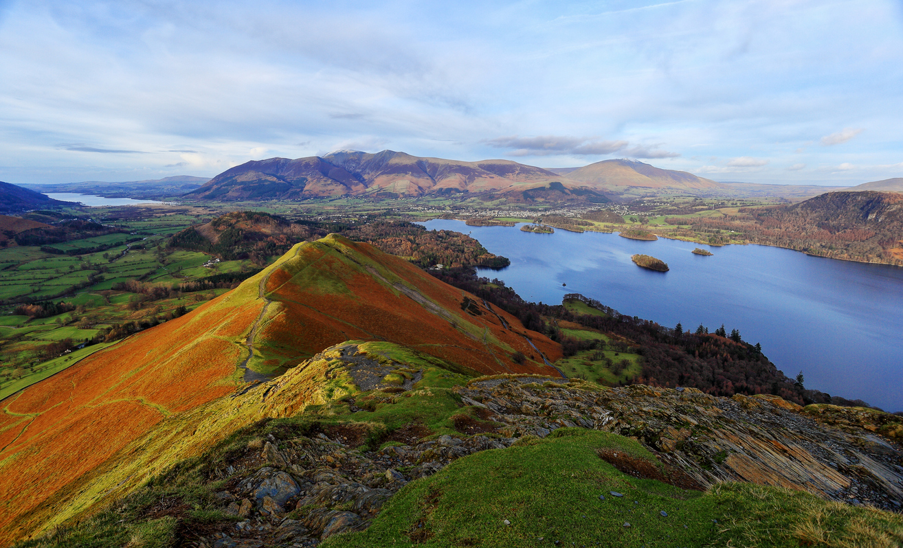 Summit of Catbells, Lake District